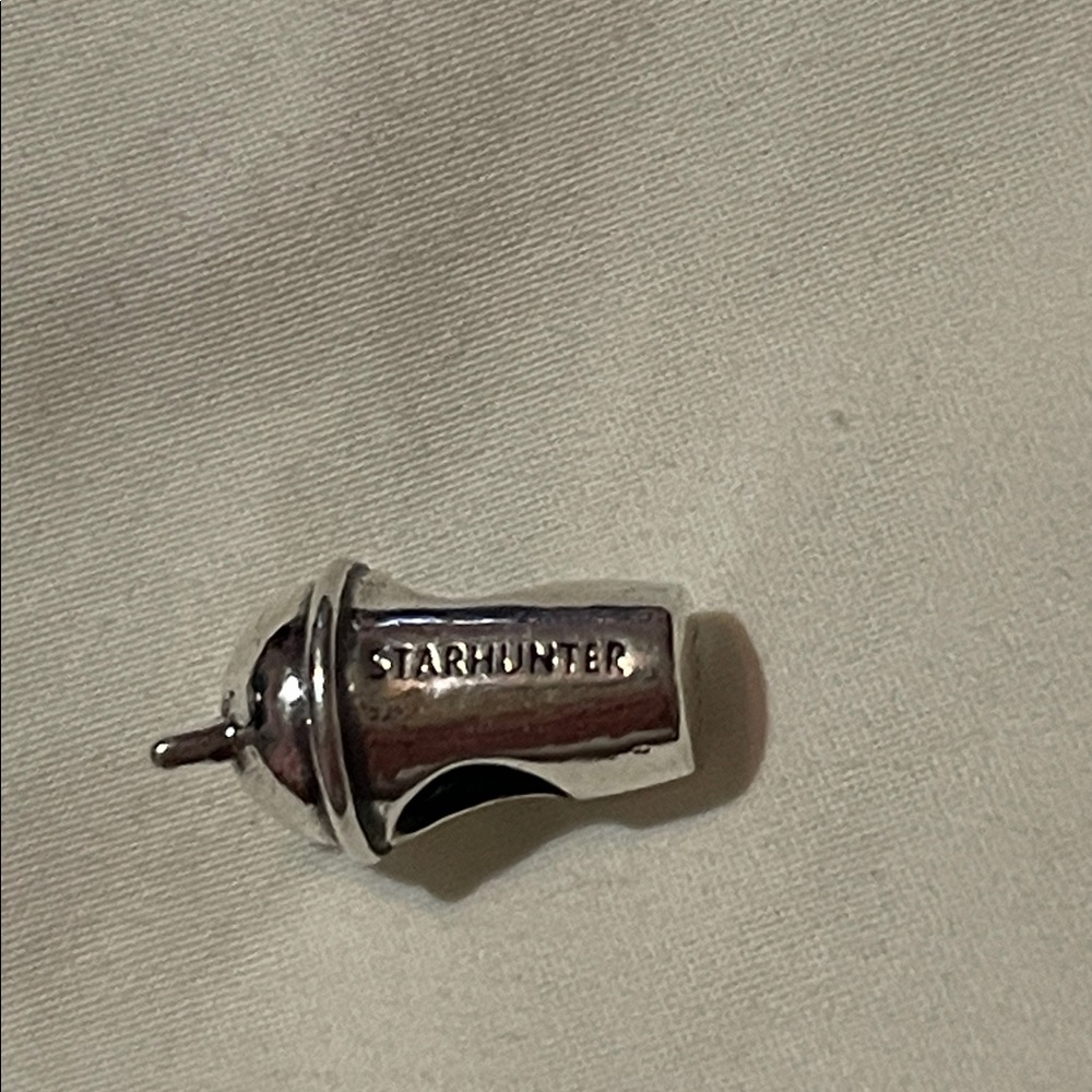 Pandora Sterling Silver 925 Coffee Cup Charm with Star Hunter Engraved on Side - Picture 5 of 10